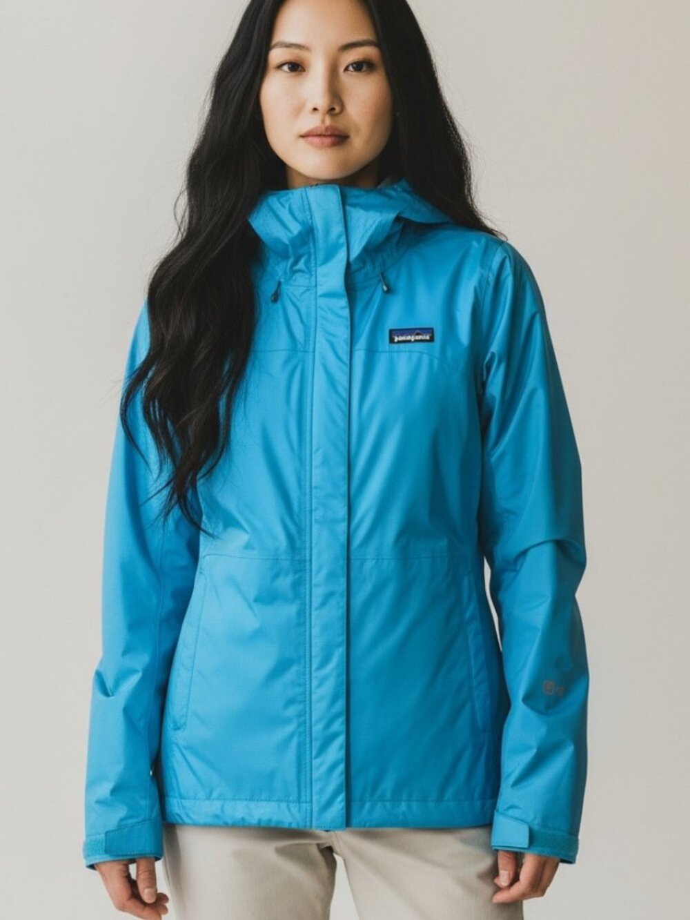 Patagonia Torrentshell H2No Waterproof Rain Jacket Blue Women's Large L